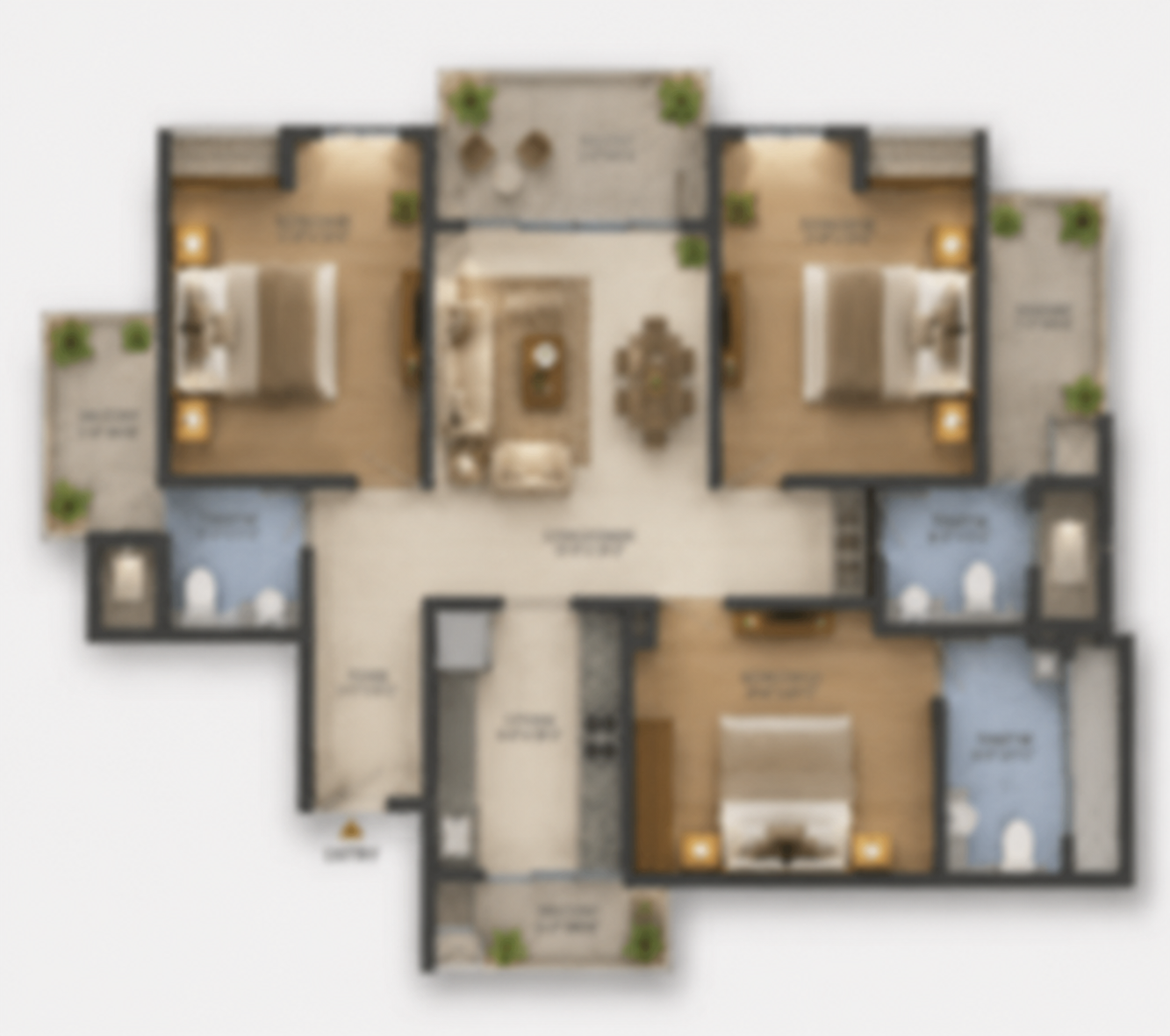 Gaur Studio Apartments yamuna Expressway